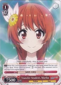 Transfer Student, Marika - NISEKOI -False Love- - Weiss Schwarz card