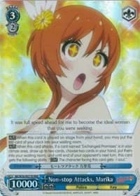 Non-stop Attacks, Marika (RRR) - NISEKOI -False Love- - Weiss Schwarz card