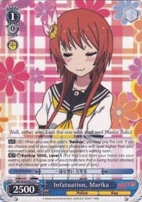 Infatuation, Marika - NISEKOI -False Love- - Weiss Schwarz card