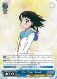 First Visit, Kosaki - NISEKOI -False Love- - Weiss Schwarz card