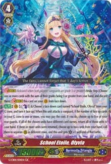 School Etoile, Olyvia - G-CB01: Academy of Divas - Cardfight Vanguard card