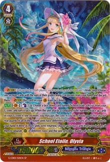 School Etoile, Olyvia (SP) - G-CB01: Academy of Divas - Cardfight Vanguard card