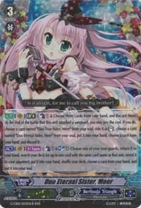 Duo Eternal Sister, Meer (B) - G-CB01: Academy of Divas - Cardfight Vanguard card