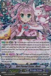 Duo Eternal Sister, Meer (W) - G-CB01: Academy of Divas - Cardfight Vanguard card