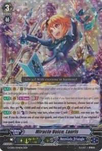 Miracle Voice, Lauris - G-CB01: Academy of Divas - Cardfight Vanguard card
