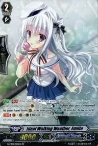 Ideal Walking Weather, Emilia (SP) - G-CB01: Academy of Divas - Cardfight Vanguard card