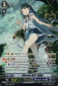 Sincere Girl, Liddy (SP) - G-CB01: Academy of Divas - Cardfight Vanguard card