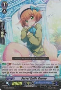 Secret Smile, Puumo - G-CB01: Academy of Divas - Cardfight Vanguard card