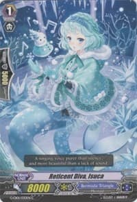 Reticent Diva, Isuca - G-CB01: Academy of Divas - Cardfight Vanguard card