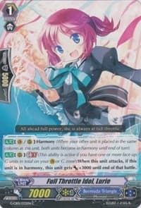 Full Throttle Idol, Lurie - G-CB01: Academy of Divas - Cardfight Vanguard card