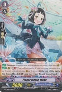 Finger Magic, Mako - G-CB01: Academy of Divas - Cardfight Vanguard card