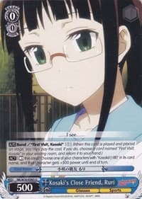 Kosaki's Close Friend, Ruri - NISEKOI -False Love- - Weiss Schwarz card