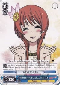 Mischievous Kiss, Marika - NISEKOI -False Love- - Weiss Schwarz card