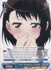 Their Progress, Kosaki - NISEKOI -False Love- - Weiss Schwarz card