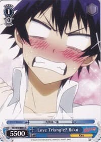 Love Triangle!? Raku - NISEKOI -False Love- - Weiss Schwarz card