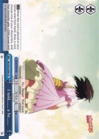 I told...... a lie...... - NISEKOI -False Love- - Weiss Schwarz card