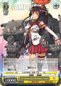 1st Yamato-class Battleship, Yamato (SP) - KanColle - Weiss Schwarz card