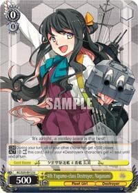 4th Yugumo-class Destroyer, Naganami - KanColle - Weiss Schwarz card