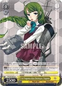 1st Yugumo-class Destroyer, Yugumo - KanColle - Weiss Schwarz card