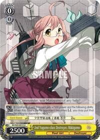 2nd Yugumo-class Destroyer, Makigumo - KanColle - Weiss Schwarz card