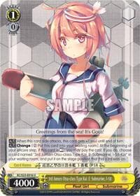 3rd Junsen Otsu-class Type Kai II Submarine, I-58 - KanColle - Weiss Schwarz card