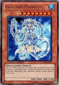 Blizzard Princess - Yu-Gi-Oh! GX Manga Promotional Cards - YuGiOh card