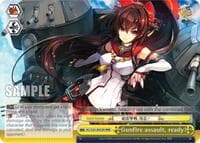 Gunfire assault, ready! (RRR) - KanColle - Weiss Schwarz card