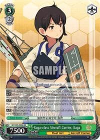 Kaga-class Aircraft Carrier, Kaga - KanColle - Weiss Schwarz card