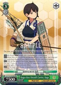 Kaga-class Aircraft Carrier, Kaga (RRR) - KanColle - Weiss Schwarz card