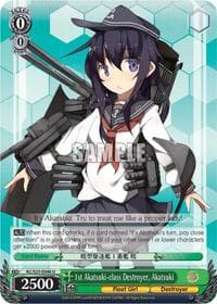 1st Akatsuki-class Destroyer, Akatsuki - KanColle - Weiss Schwarz card