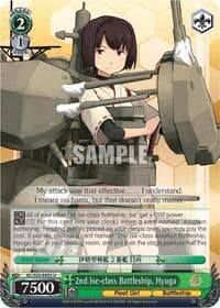 2nd Ise-class Battleship, Hyuga - KanColle - Weiss Schwarz card