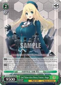 2nd Takao-class Heavy Cruiser, Atago (RRR) - KanColle - Weiss Schwarz card