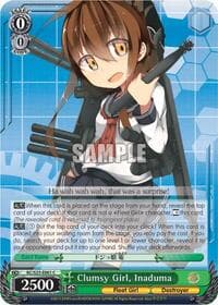 Clumsy Girl, Inaduma - KanColle - Weiss Schwarz card