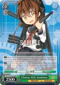 Clumsy Girl, Inaduma (RRR) - KanColle - Weiss Schwarz card