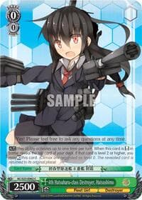 4th Hatsuharu-class Destroyer, Hatsushimo - KanColle - Weiss Schwarz card