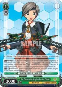 1st Chitose-class Seaplane Carrier, Chitose - KanColle - Weiss Schwarz card