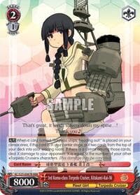 3rd Kuma-class Torpedo Cruiser, Kitakami-Kai-Ni (RRR) - KanColle - Weiss Schwarz card