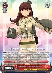 4th Kuma-class Torpedo Cruiser, Oi-Kai-Ni - KanColle - Weiss Schwarz card