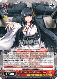 1st Fuso-class Battleship, Fuso - KanColle - Weiss Schwarz card
