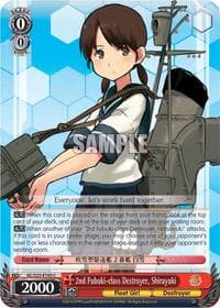 2nd Fubuki-class Destroyer, Shirayuki - KanColle - Weiss Schwarz card