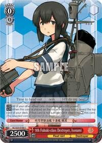 9th Fubuki-class Destroyer, Isonami - KanColle - Weiss Schwarz card