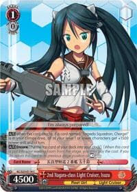 2nd Nagara-class Light Cruiser, Isuzu - KanColle - Weiss Schwarz card