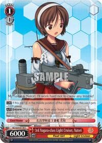 3rd Nagara-class Light Cruiser, Natori - KanColle - Weiss Schwarz card