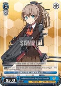 4th Mogami-class Aviation Heavy Cruiser, Kumano-Kai - KanColle - Weiss Schwarz card