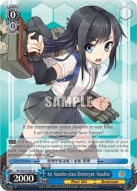 1st Asashio-class Destroyer, Asashio - KanColle - Weiss Schwarz card