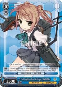 3rd Asashio-class Destroyer, Michishio - KanColle - Weiss Schwarz card
