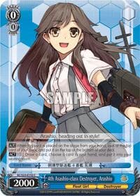 4th Asashio-class Destroyer, Arashio - KanColle - Weiss Schwarz card