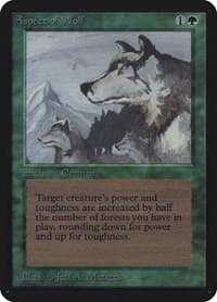 Aspect of Wolf - Alpha Edition - Magic: The Gathering card