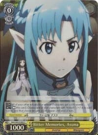 Bitter Memories, Asuna (Parallel Foil) - Sword Art Online II - Weiss Schwarz card
