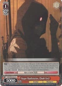 Reaper Manifestation, Death Gun - Sword Art Online II - Weiss Schwarz card